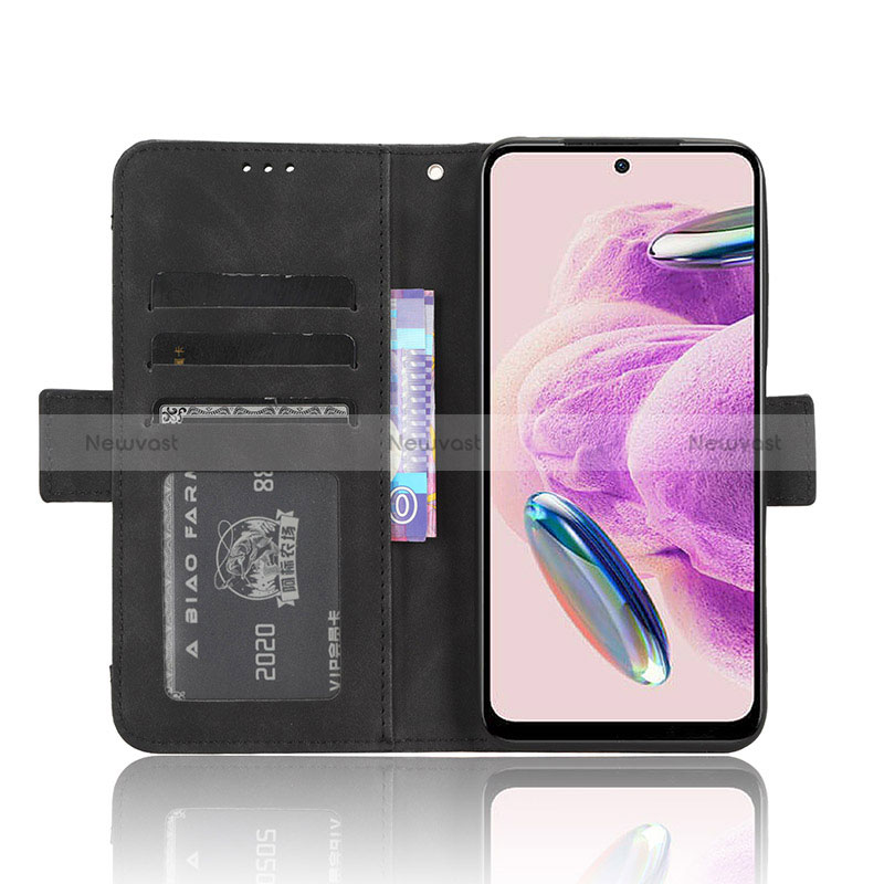 Leather Case Stands Flip Cover Holder BY3 for Xiaomi Redmi Note 12S