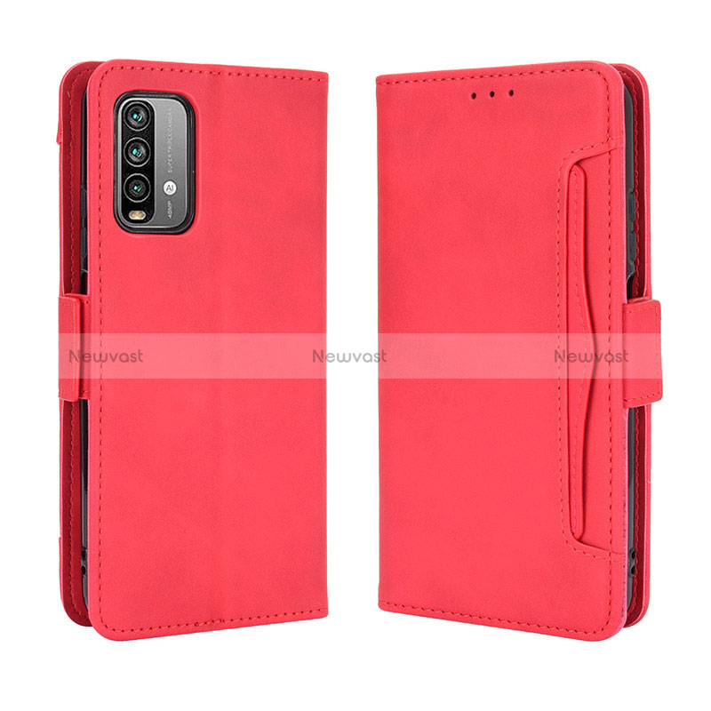 Leather Case Stands Flip Cover Holder BY3 for Xiaomi Redmi Note 9 4G