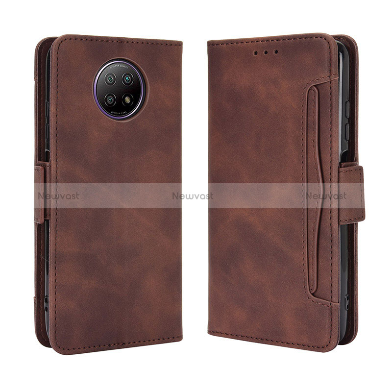 Leather Case Stands Flip Cover Holder BY3 for Xiaomi Redmi Note 9 5G