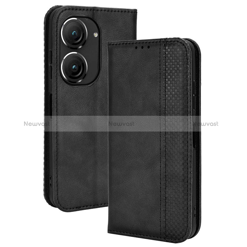 Leather Case Stands Flip Cover Holder BY4 for Asus ZenFone 10