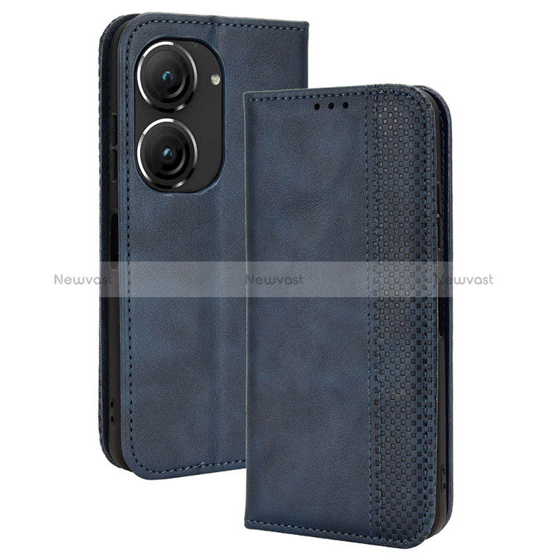 Leather Case Stands Flip Cover Holder BY4 for Asus ZenFone 10