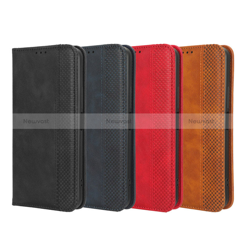 Leather Case Stands Flip Cover Holder BY4 for HTC U23 5G