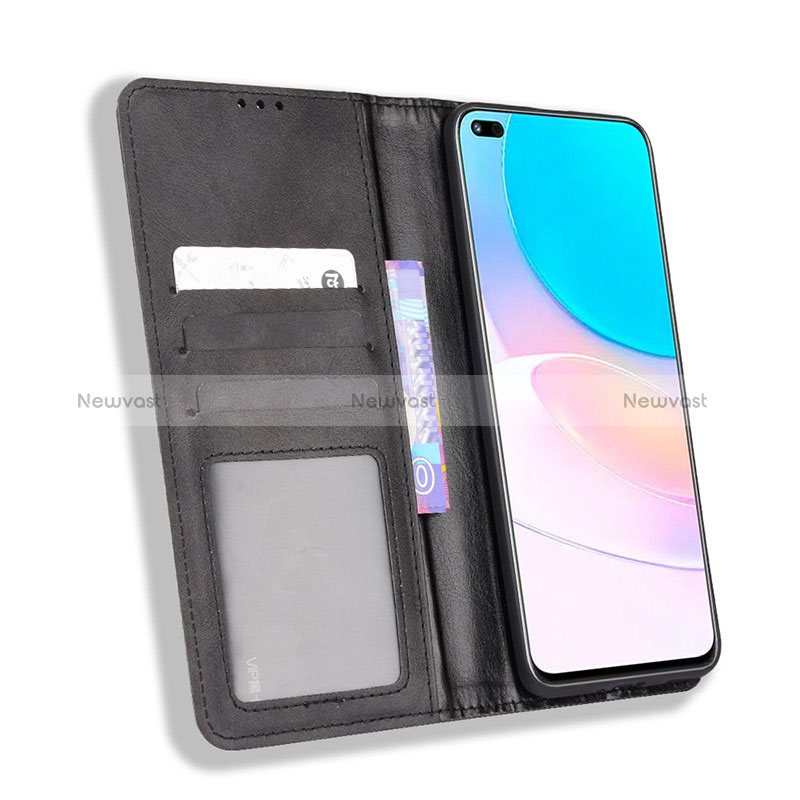 Leather Case Stands Flip Cover Holder BY4 for Huawei Honor 50 Lite