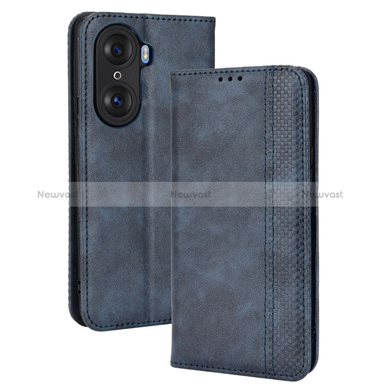 Leather Case Stands Flip Cover Holder BY4 for Huawei Honor 60 Pro 5G