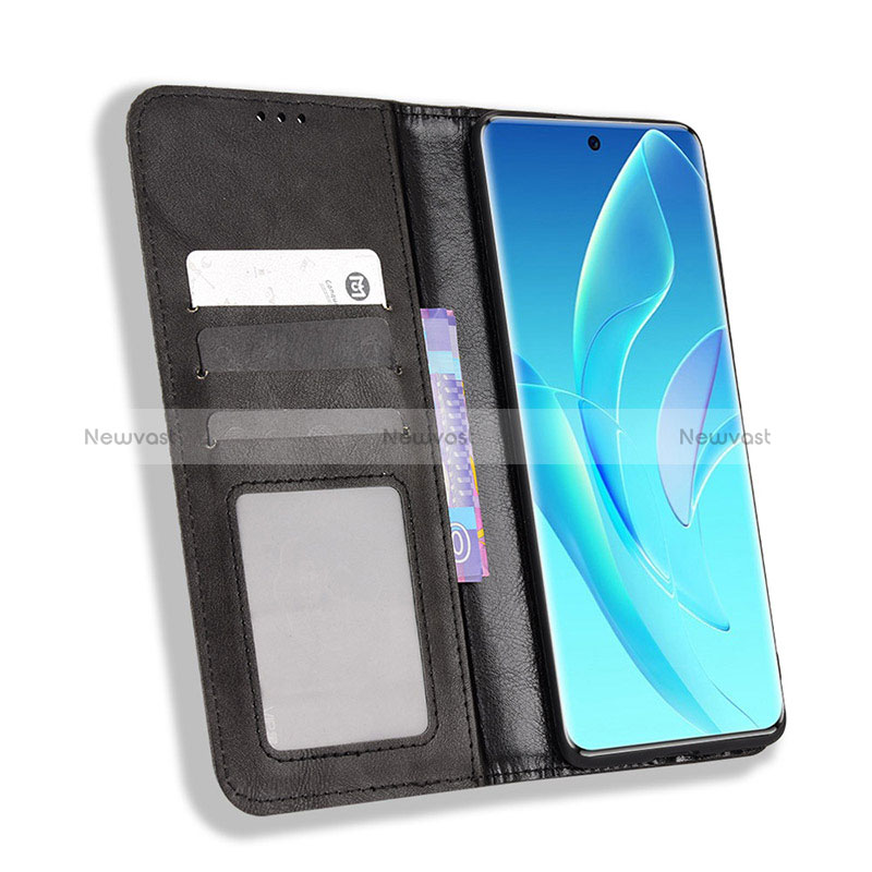 Leather Case Stands Flip Cover Holder BY4 for Huawei Honor 60 Pro 5G