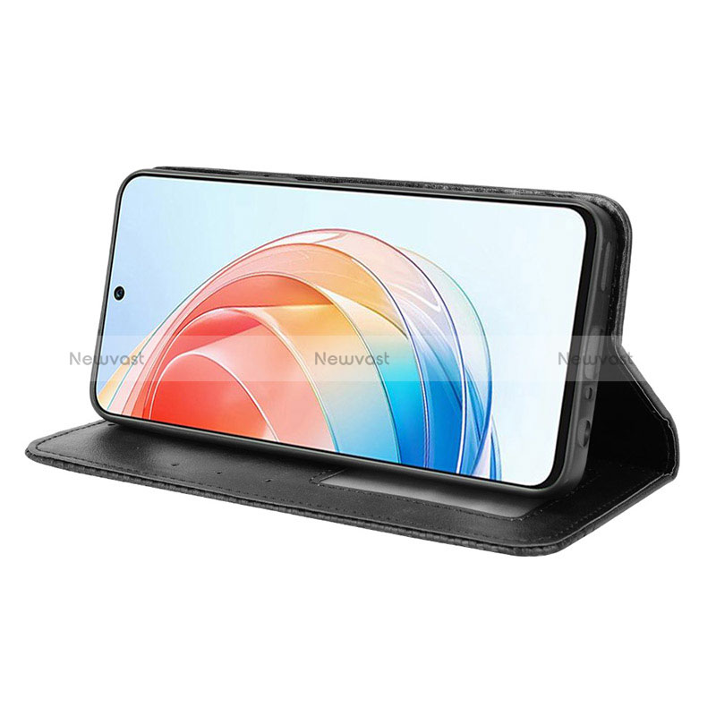 Leather Case Stands Flip Cover Holder BY4 for Huawei Honor X40i 5G