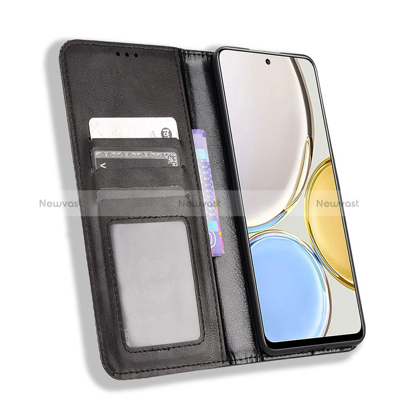 Leather Case Stands Flip Cover Holder BY4 for Huawei Honor X9 5G