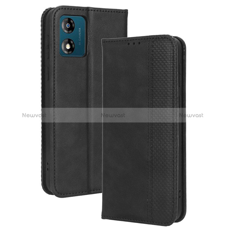 Leather Case Stands Flip Cover Holder BY4 for Motorola Moto E13