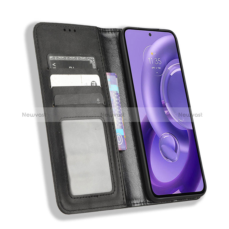 Leather Case Stands Flip Cover Holder BY4 for Motorola Moto Edge 30 Lite 5G