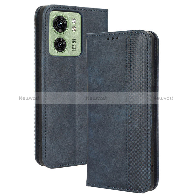 Leather Case Stands Flip Cover Holder BY4 for Motorola Moto Edge 40 5G