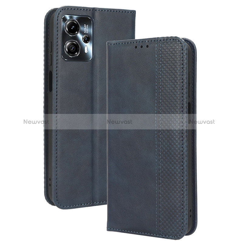 Leather Case Stands Flip Cover Holder BY4 for Motorola Moto G13