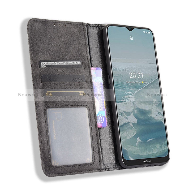 Leather Case Stands Flip Cover Holder BY4 for Nokia 6.3