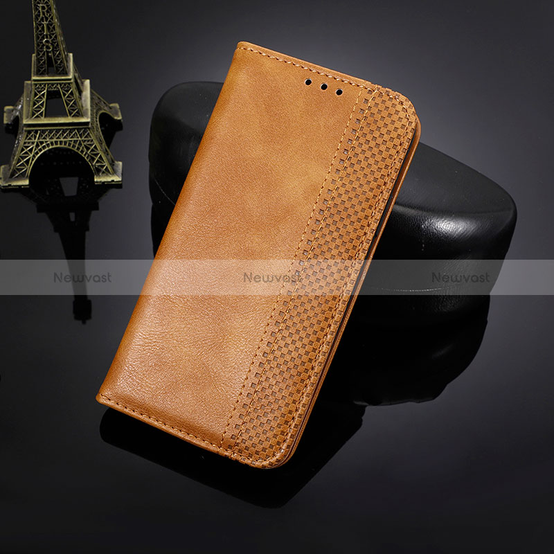 Leather Case Stands Flip Cover Holder BY4 for Nokia C10