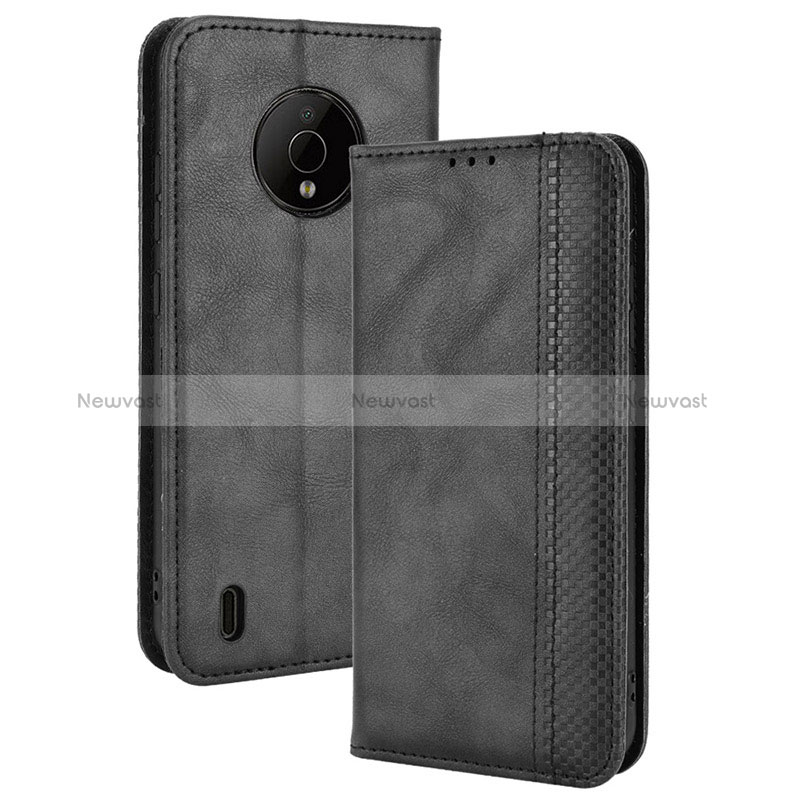 Leather Case Stands Flip Cover Holder BY4 for Nokia C200