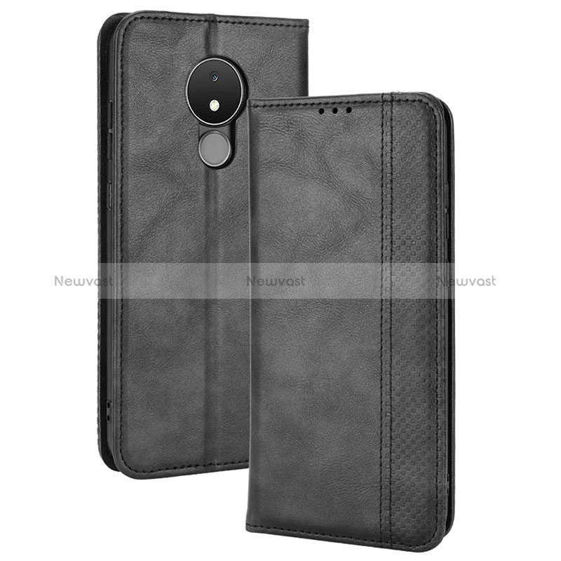 Leather Case Stands Flip Cover Holder BY4 for Nokia C21