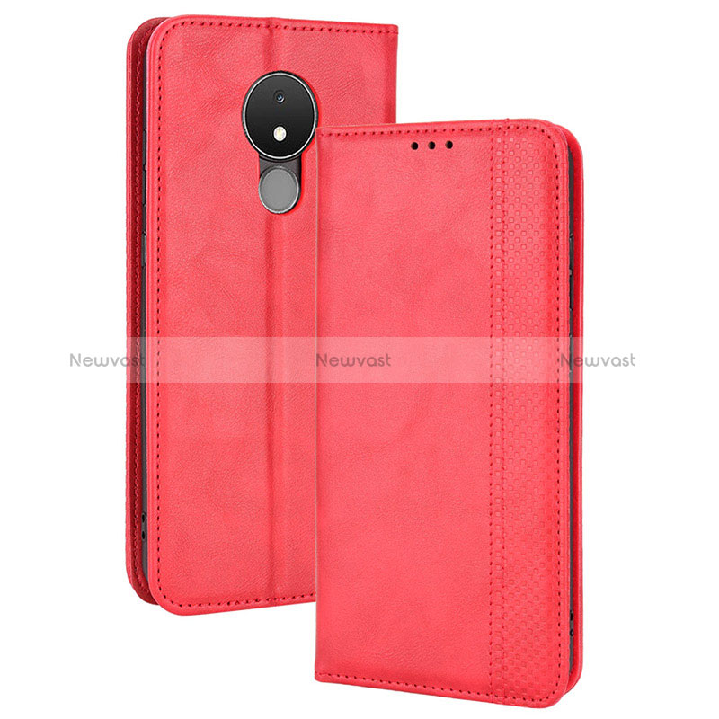 Leather Case Stands Flip Cover Holder BY4 for Nokia C21