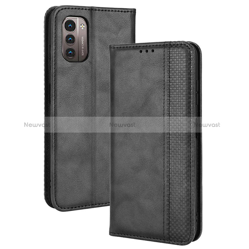 Leather Case Stands Flip Cover Holder BY4 for Nokia G11