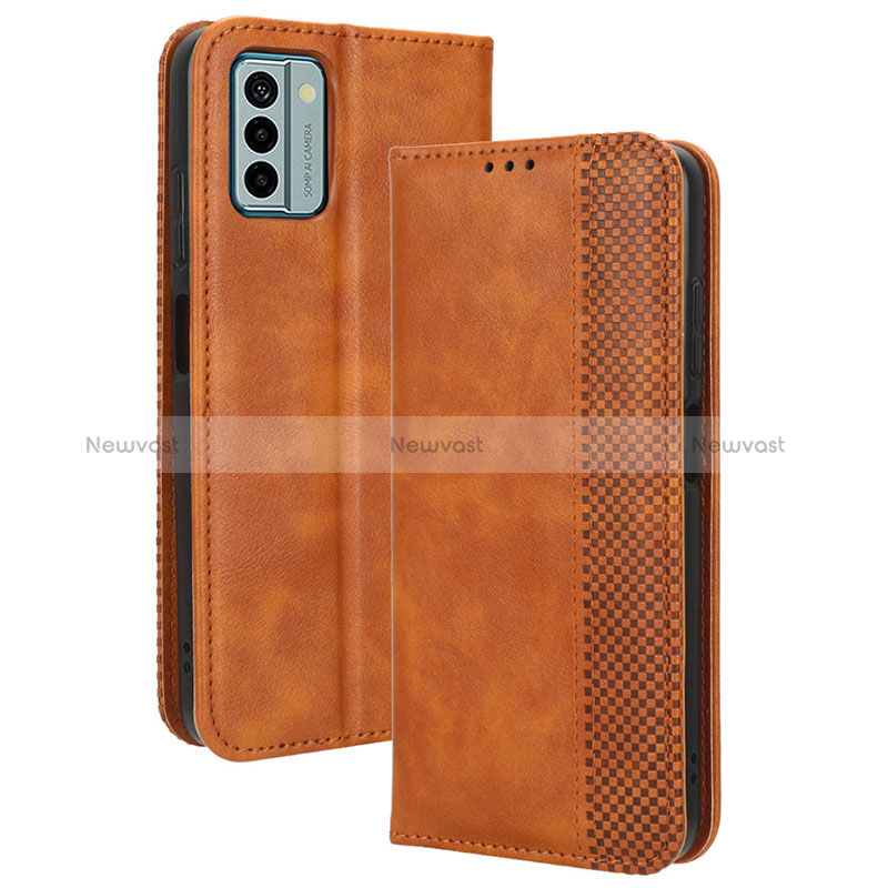 Leather Case Stands Flip Cover Holder BY4 for Nokia G22