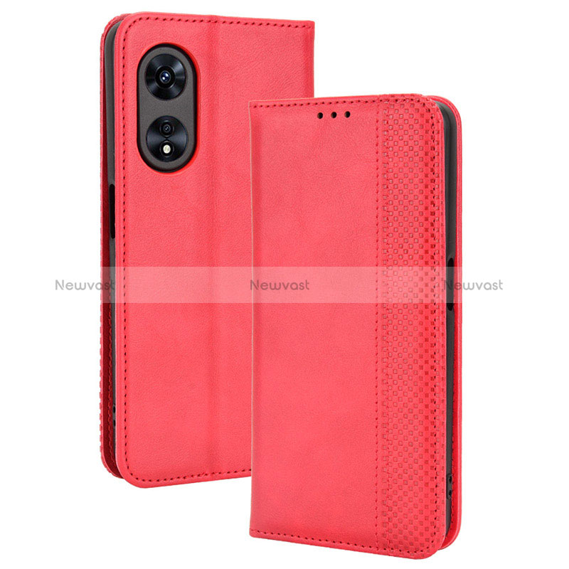 Leather Case Stands Flip Cover Holder BY4 for Oppo A1 Pro 5G