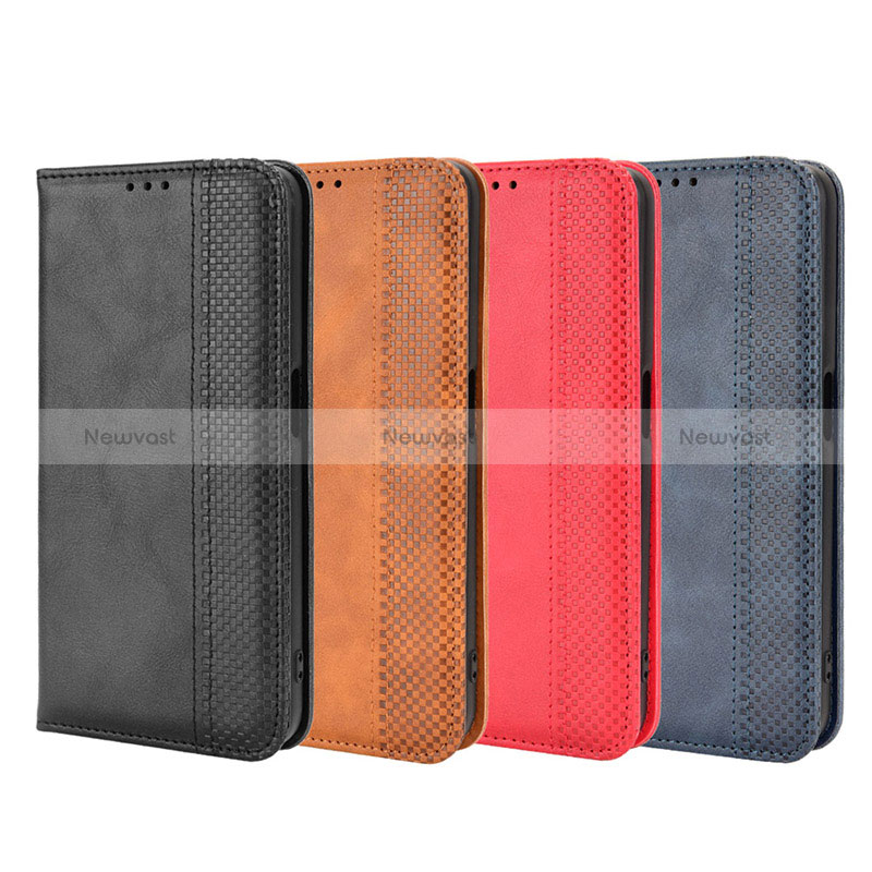 Leather Case Stands Flip Cover Holder BY4 for Oppo A1x 5G