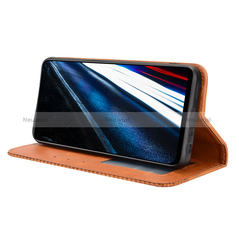 Leather Case Stands Flip Cover Holder BY4 for Oppo A38