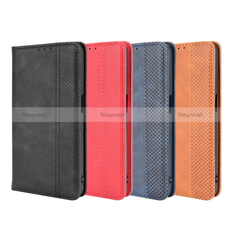 Leather Case Stands Flip Cover Holder BY4 for Oppo A56 5G