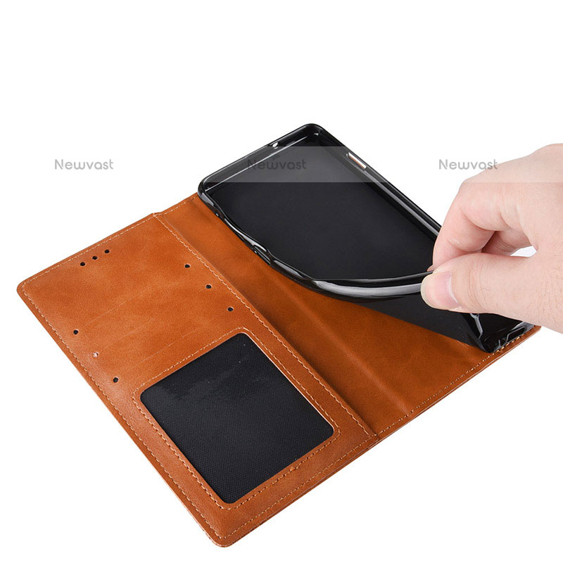Leather Case Stands Flip Cover Holder BY4 for Oppo A74 4G