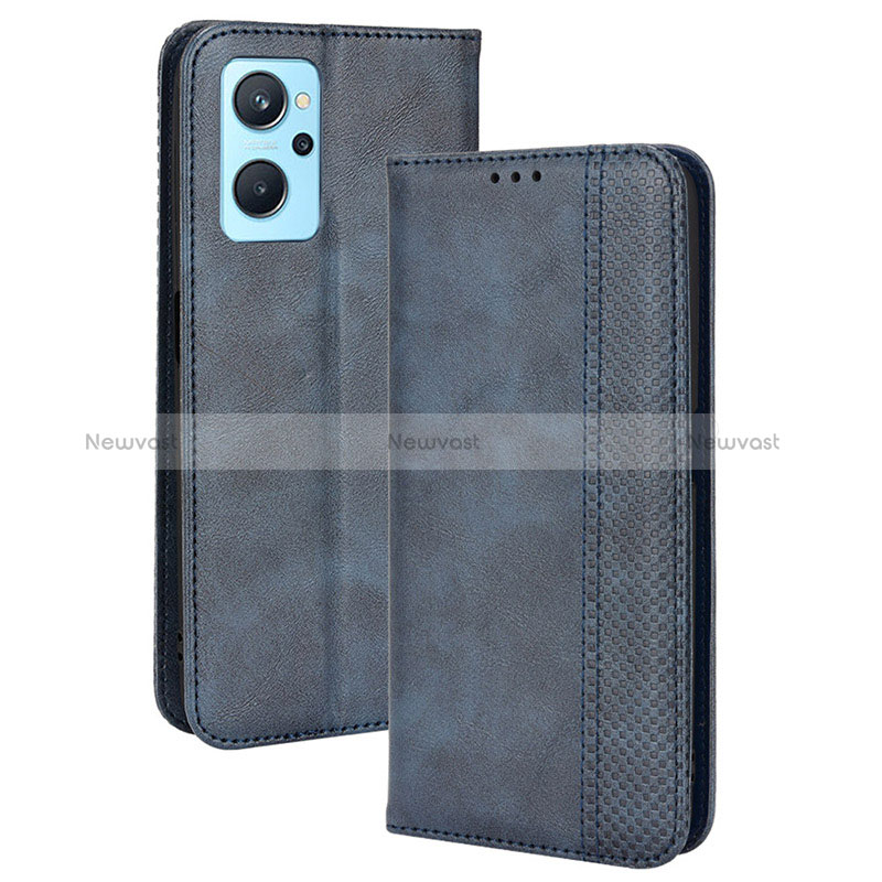 Leather Case Stands Flip Cover Holder BY4 for Oppo A96 4G