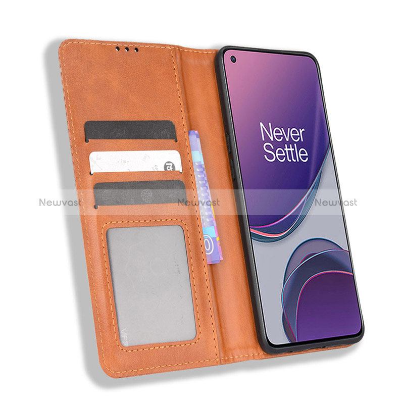 Leather Case Stands Flip Cover Holder BY4 for Oppo A96 5G