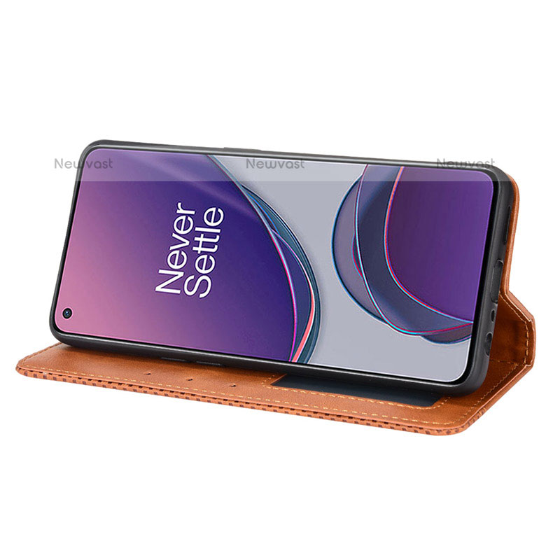 Leather Case Stands Flip Cover Holder BY4 for Oppo F21 Pro 5G