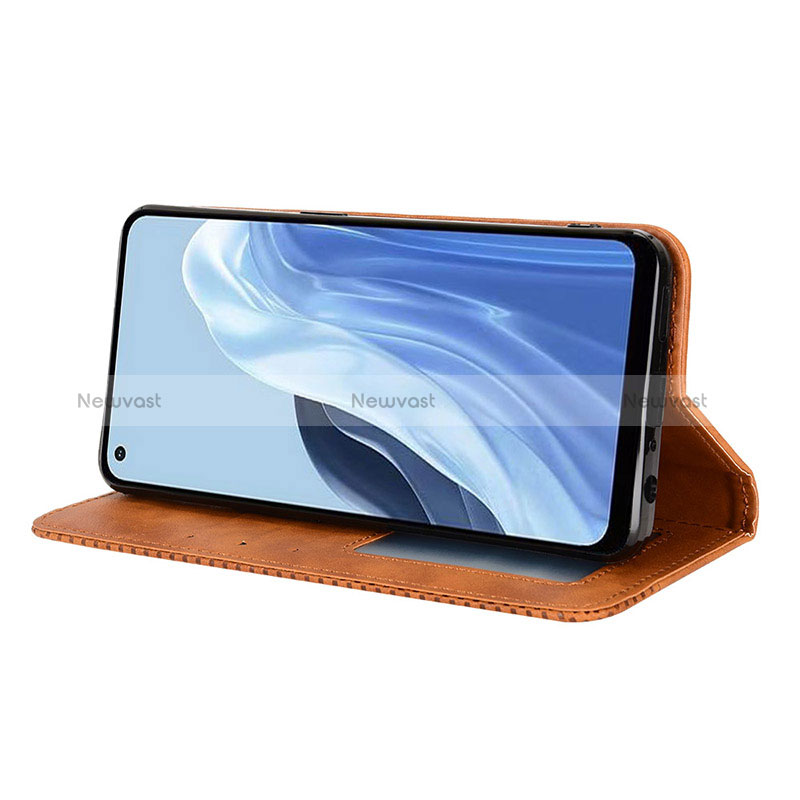 Leather Case Stands Flip Cover Holder BY4 for Oppo Reno7 A