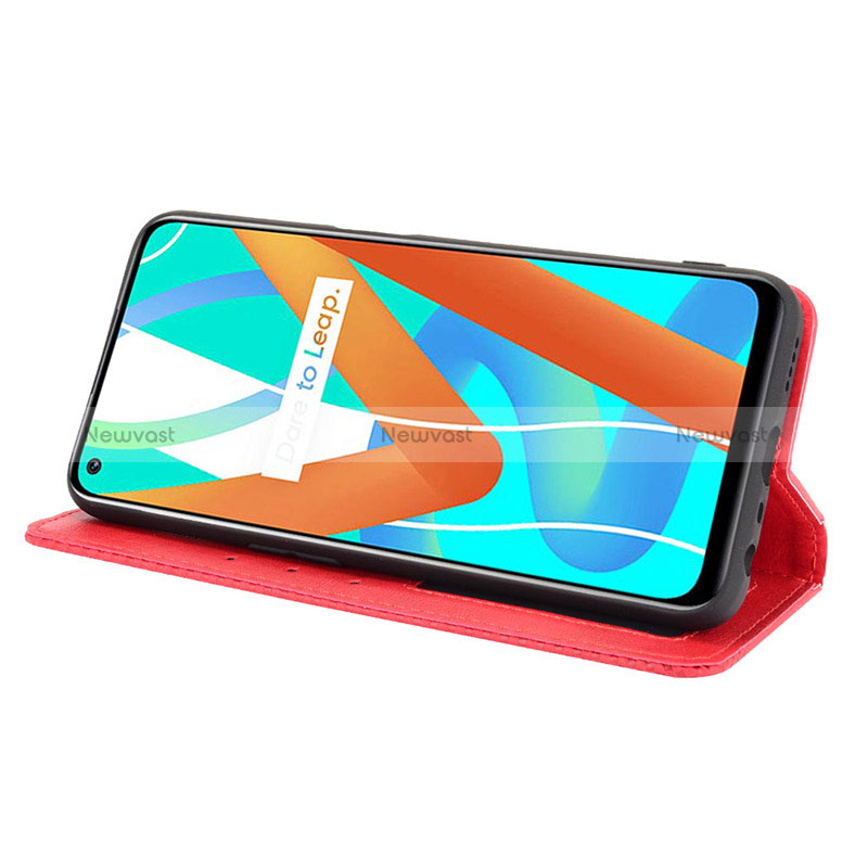 Leather Case Stands Flip Cover Holder BY4 for Realme 8s 5G