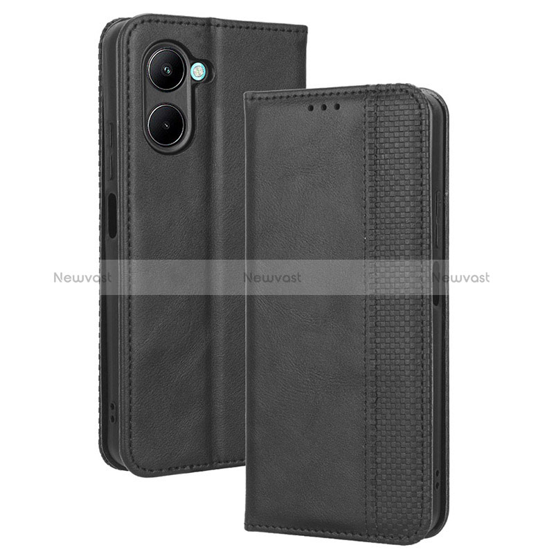 Leather Case Stands Flip Cover Holder BY4 for Realme C33