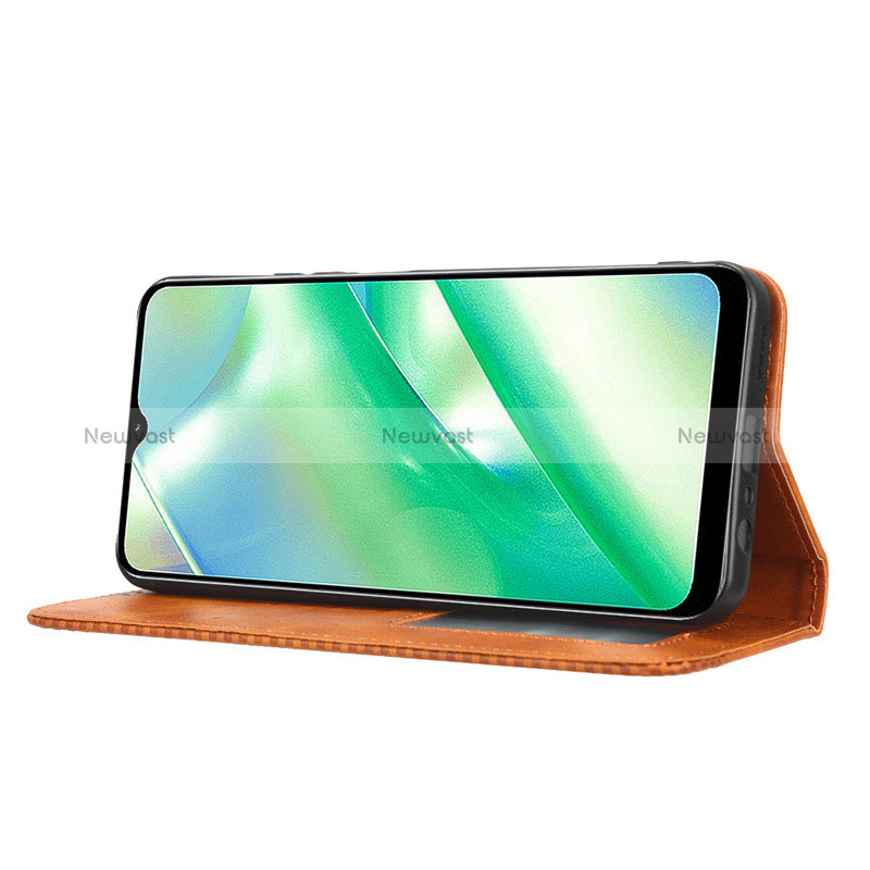 Leather Case Stands Flip Cover Holder BY4 for Realme C33