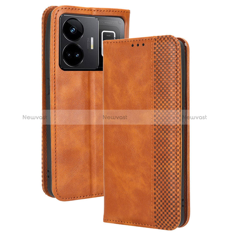 Leather Case Stands Flip Cover Holder BY4 for Realme GT Neo5 5G