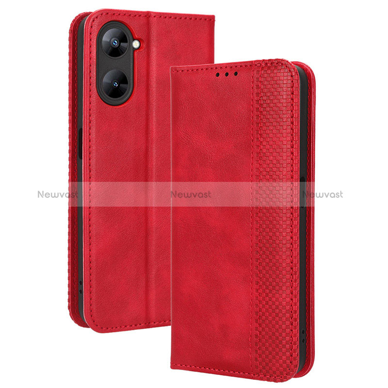 Leather Case Stands Flip Cover Holder BY4 for Realme V20 5G