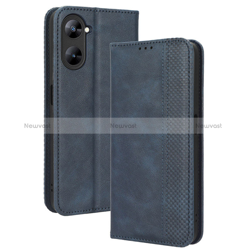 Leather Case Stands Flip Cover Holder BY4 for Realme V20 5G