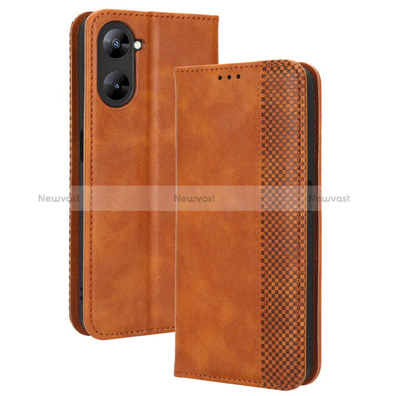 Leather Case Stands Flip Cover Holder BY4 for Realme V20 5G