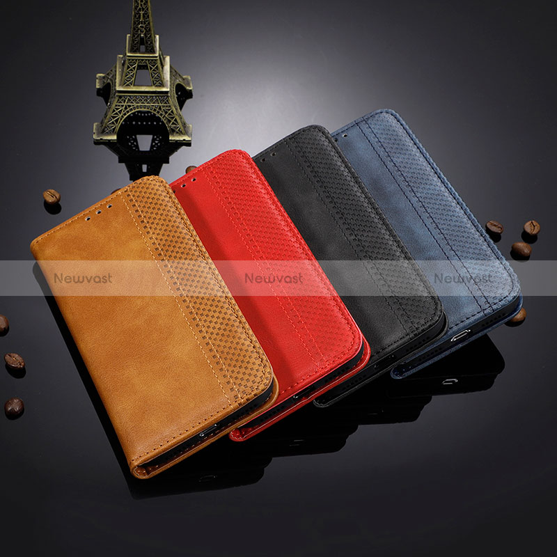 Leather Case Stands Flip Cover Holder BY4 for Samsung Galaxy A22 4G