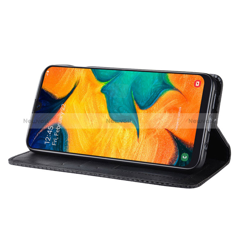 Leather Case Stands Flip Cover Holder BY4 for Samsung Galaxy A30