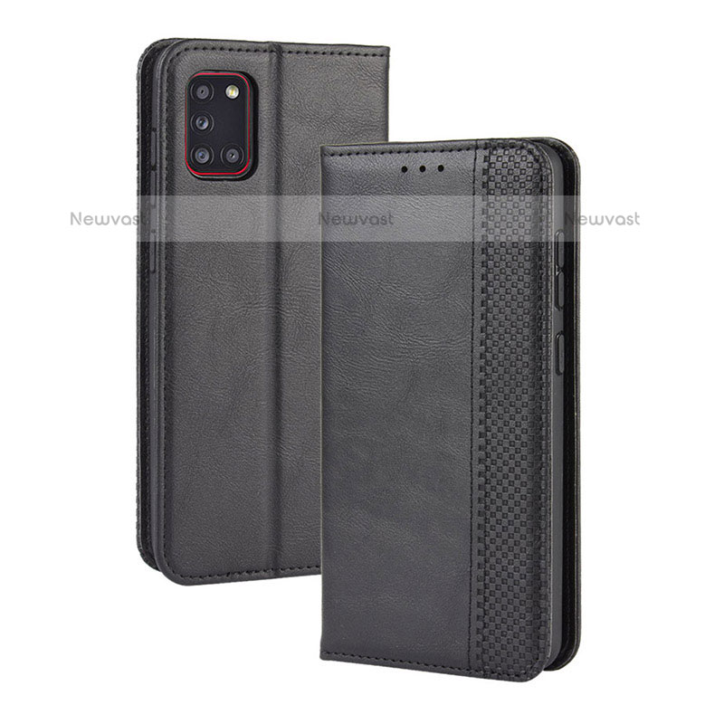 Leather Case Stands Flip Cover Holder BY4 for Samsung Galaxy A31