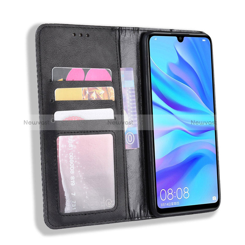 Leather Case Stands Flip Cover Holder BY4 for Samsung Galaxy A40s