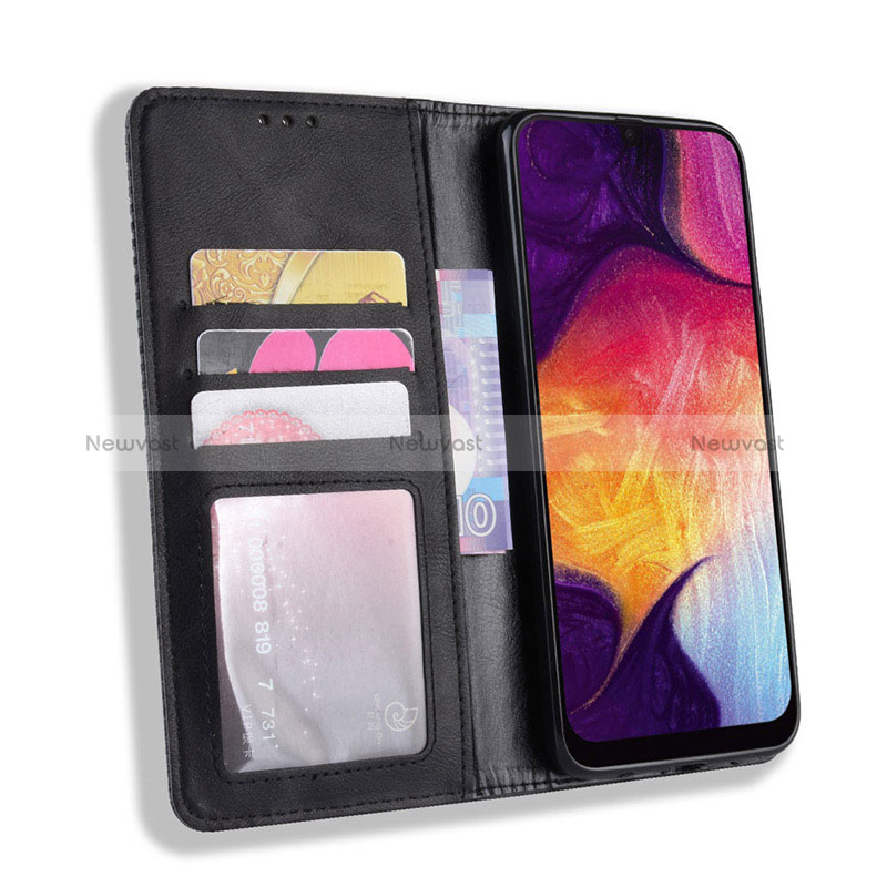 Leather Case Stands Flip Cover Holder BY4 for Samsung Galaxy A50S