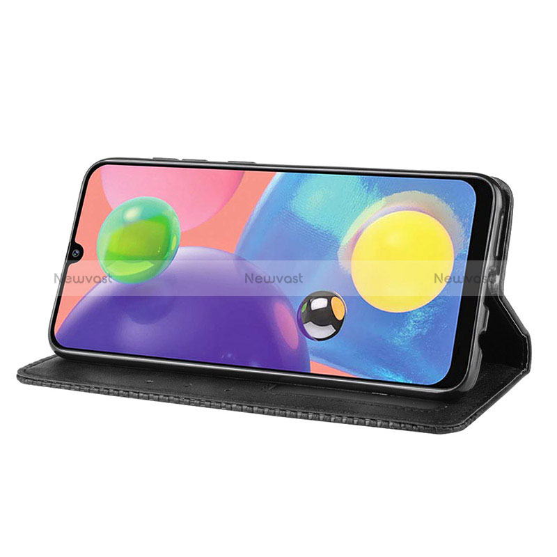 Leather Case Stands Flip Cover Holder BY4 for Samsung Galaxy A70