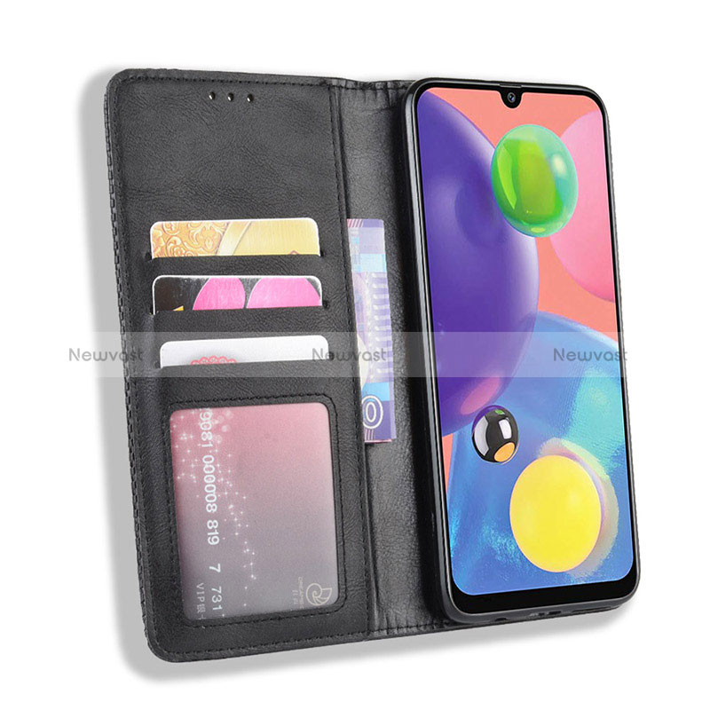 Leather Case Stands Flip Cover Holder BY4 for Samsung Galaxy A70