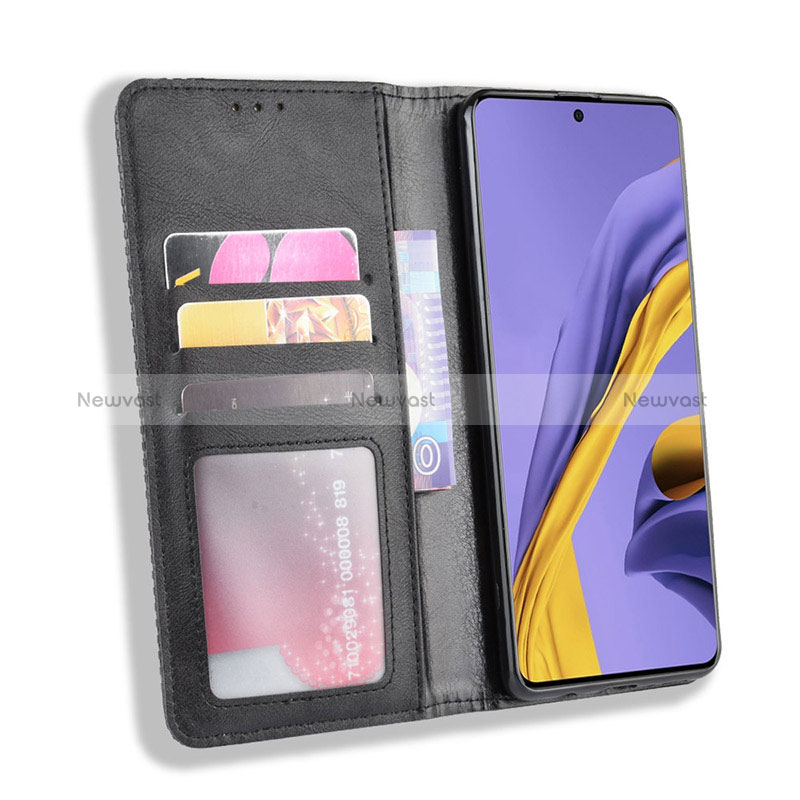 Leather Case Stands Flip Cover Holder BY4 for Samsung Galaxy A71 5G