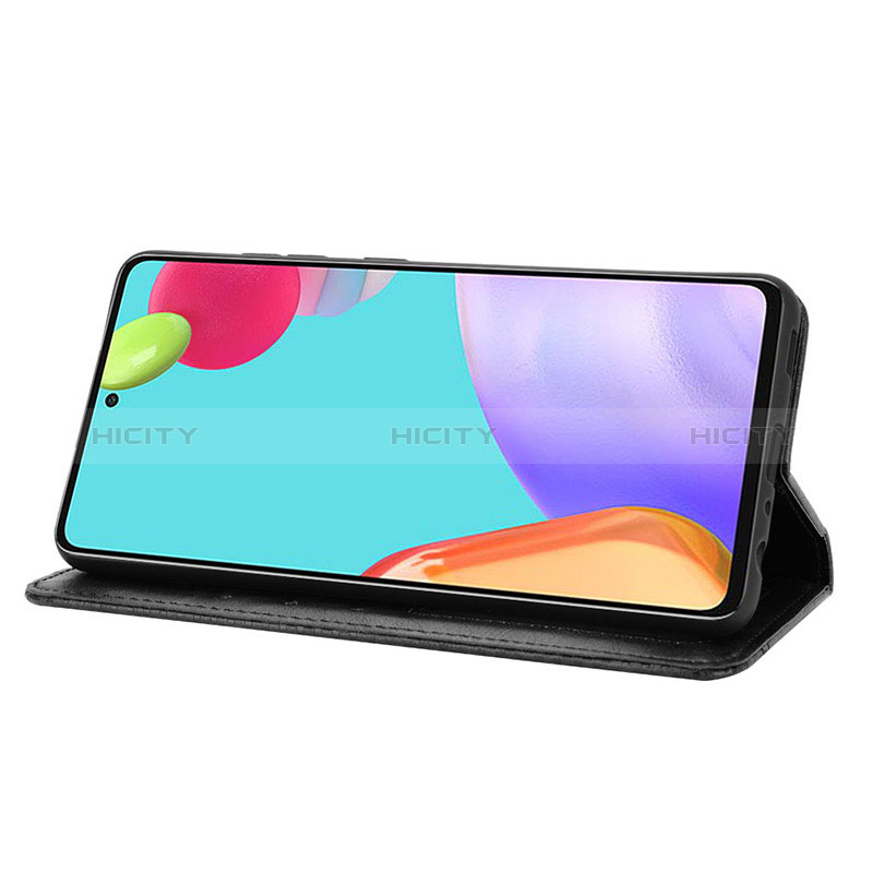Leather Case Stands Flip Cover Holder BY4 for Samsung Galaxy A72 4G