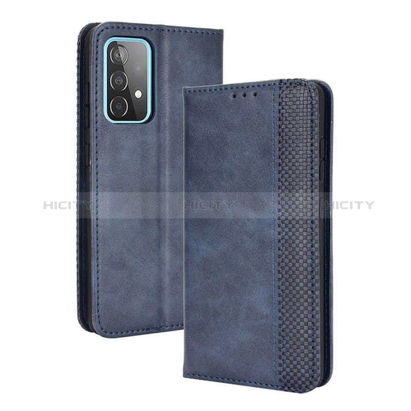 Leather Case Stands Flip Cover Holder BY4 for Samsung Galaxy A72 4G