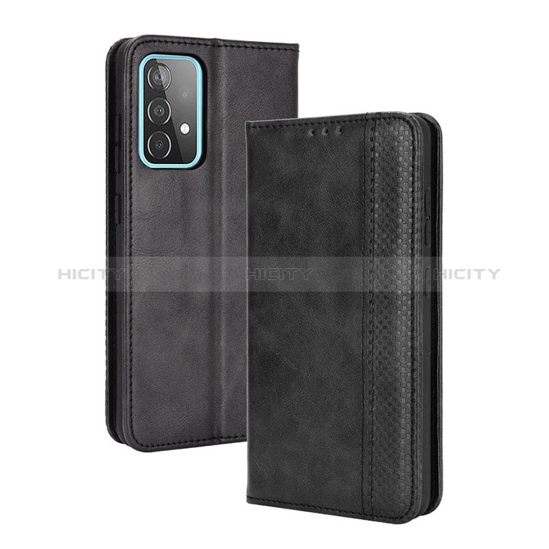 Leather Case Stands Flip Cover Holder BY4 for Samsung Galaxy A72 5G