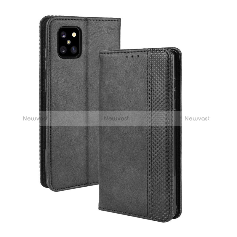 Leather Case Stands Flip Cover Holder BY4 for Samsung Galaxy A81